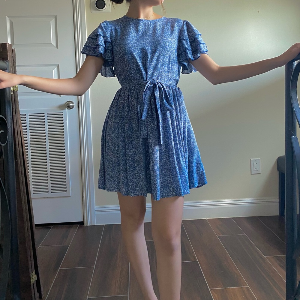 Blue dress!